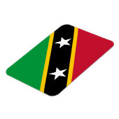 Fahne St. Kitts und Nevis Magnet (Linke Seite)