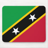Fahne St. Kitts und Nevis Mousepad (Vorne)