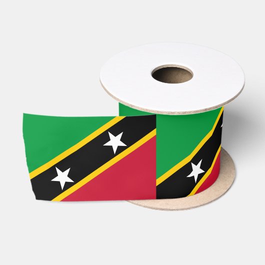 Fahne St. Kitts und Nevis Satinband (Spule)