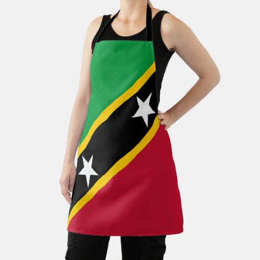 Fahne St. Kitts und Nevis Schürze (InSitu)