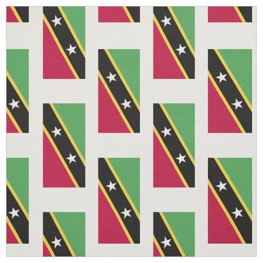 Fahne St. Kitts und Nevis Stoff (Muster)