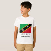 Fahne St. Kitts und Nevis T-Shirt (Vorne ganz)