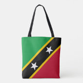 Fahne St. Kitts und Nevis Tasche (Rückseite)