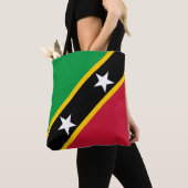 Fahne St. Kitts und Nevis Tasche (Von Nahem)