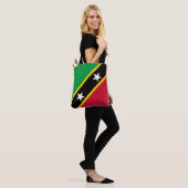 Fahne St. Kitts und Nevis Tasche (Am Model)