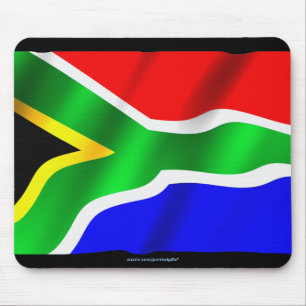 Fahne Südafrikas Patriotische Weltflagge Mousepad