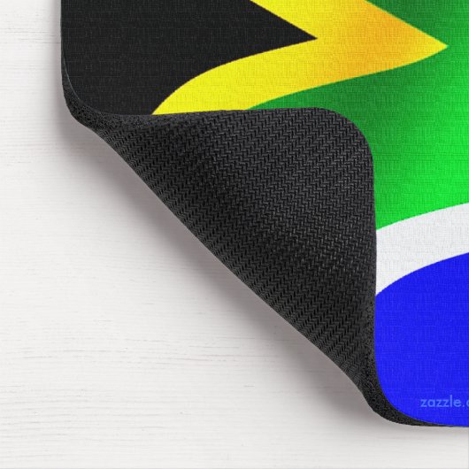 Fahne Südafrikas Patriotische Weltflagge Mousepad (Ecke)