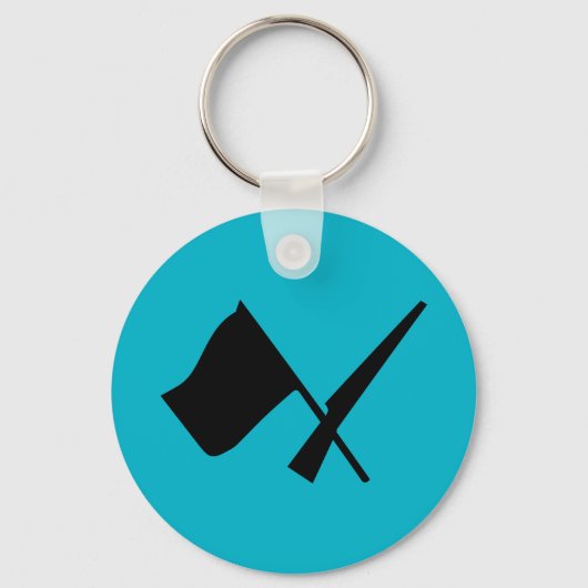 Fahne und Fahne Schlüsselanhänger (Vorderseite)