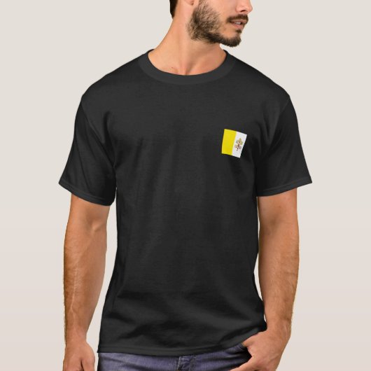 Fahne Vatikanstadt Katholischer Staat Geschenk Män T-Shirt (Vorderseite)