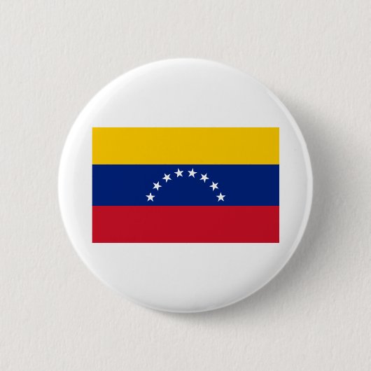 Fahne Venezuela Button (Vorderseite)
