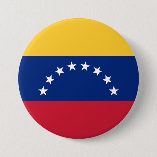 Fahne Venezuela Button (Vorderseite)