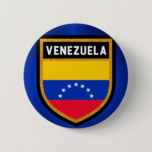 Fahne Venezuela Button (Vorderseite)