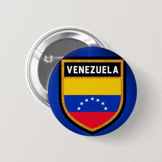 Fahne Venezuela Button (Vorne & Hinten)