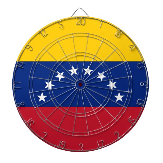 Fahne Venezuela Dartscheibe (vorne)