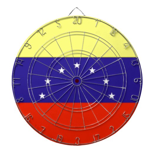 Fahne Venezuela Dartscheibe (vorne)