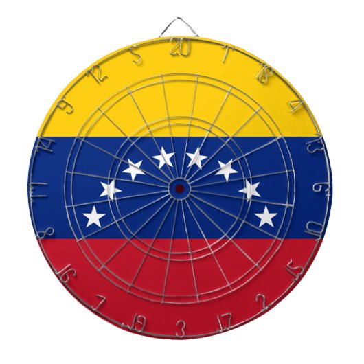 Fahne Venezuela Dartscheibe (vorne)