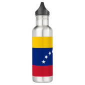 Fahne Venezuela Edelstahlflasche (Links)