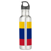 Fahne Venezuela Edelstahlflasche (Rückseite)