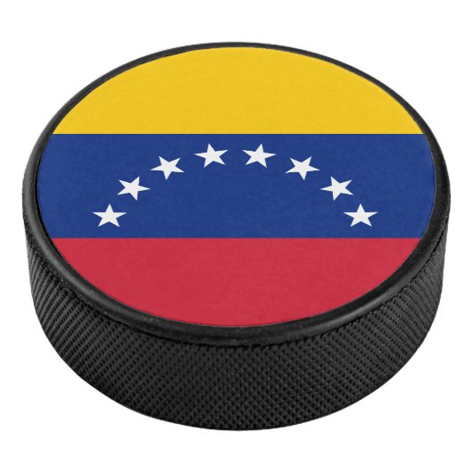 Fahne Venezuela Eishockey Puck (3/4)