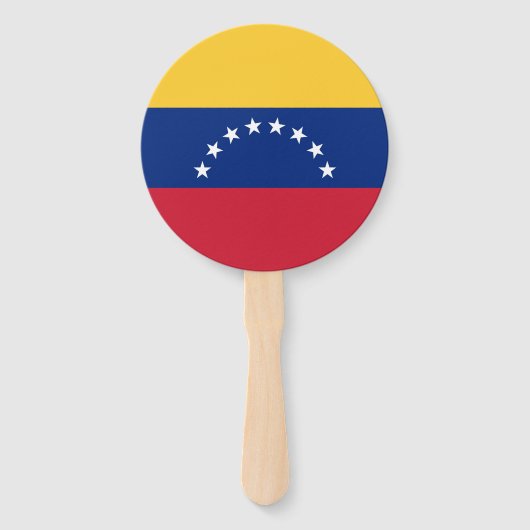 Fahne Venezuela Fächer (Rückseite)