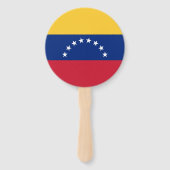 Fahne Venezuela Fächer (Vorderseite)