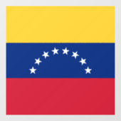 Fahne Venezuela Fensteraufkleber (Blatt)