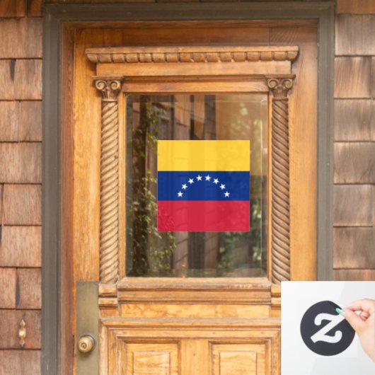 Fahne Venezuela Fensteraufkleber (Haustür)