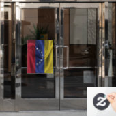Fahne Venezuela Fensteraufkleber (Büro Tür)