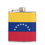 Fahne Venezuela Flachmann (Vorderseite)