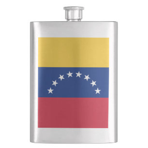 Fahne Venezuela Flachmann