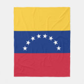 Fahne Venezuela Fleecedecke (Vorderseite)