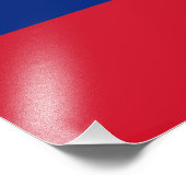 Fahne Venezuela Fotodruck (Ecke)