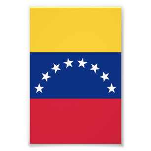 Fahne Venezuela Fotodruck