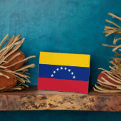 Fahne Venezuela Fotoplatte (Seite)