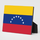 Fahne Venezuela Fotoplatte (Seite)