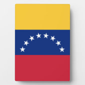 Fahne Venezuela Fotoplatte (Vorderseite)