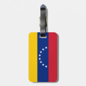 Fahne Venezuela Gepäckanhänger (Rückseite vertikal)