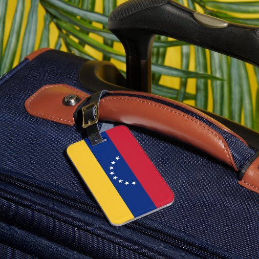 Fahne Venezuela Gepäckanhänger (Vorderseite Insitu 1)