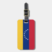 Fahne Venezuela Gepäckanhänger (Vorderseite vertikal)