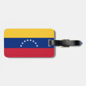Fahne Venezuela Gepäckanhänger (Rückseite horizontal)