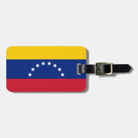 Fahne Venezuela Gepäckanhänger (Vorderseite horizontal)