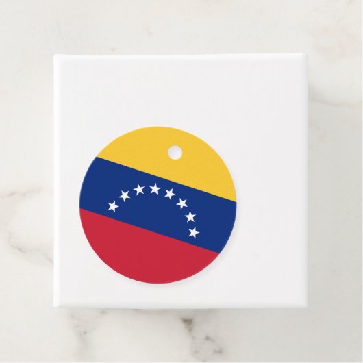 Fahne Venezuela Geschenkanhänger (Beispiel)