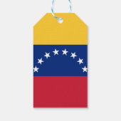 Fahne Venezuela Geschenkanhänger (Rückseite)