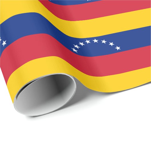 Fahne Venezuela Geschenkpapier (Rolleneckpunkt)