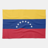 Fahne Venezuela Geschirrtuch (Horizontal)
