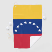 Fahne Venezuela Golfhandtuch (Insitu)