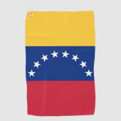 Fahne Venezuela Golfhandtuch (Vorderseite)