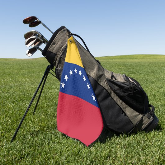 Fahne Venezuela Golfhandtuch (Gras)