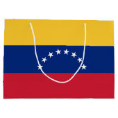 Fahne Venezuela Große Geschenktüte (Rückseite)