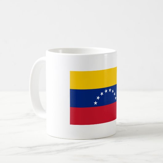 Fahne Venezuela Kaffeetasse (Vorderseite Links)